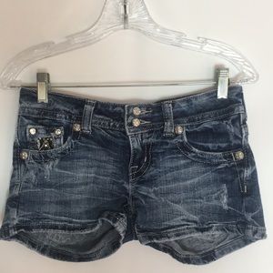 Miss me shorts size 26 Bling jean